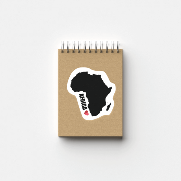 mapa Afryki naklejka