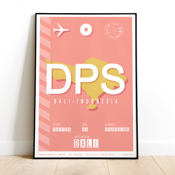 Bali DPS plakat lotniczy