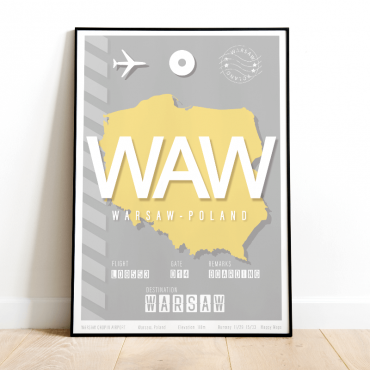 Warszawa plakat lotniczy