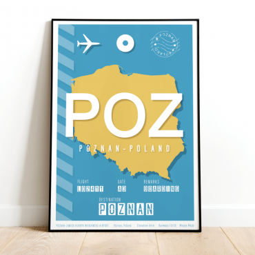 Poznań plakat lotniczy